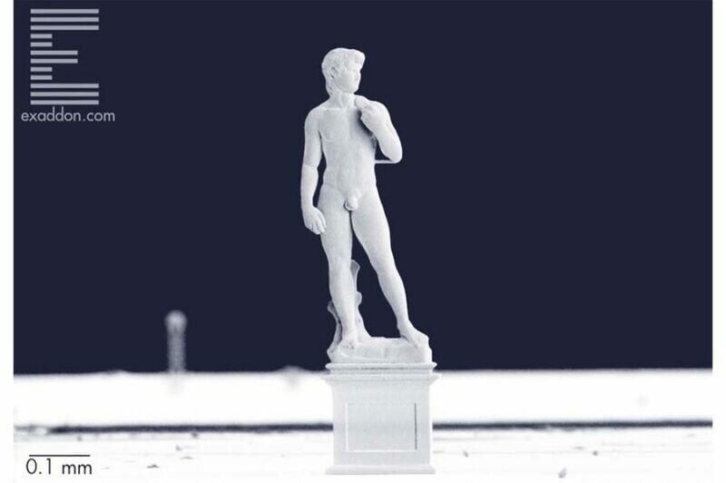 На 3D-принтере напечатали миллиметрового «Давида» Микеланджело