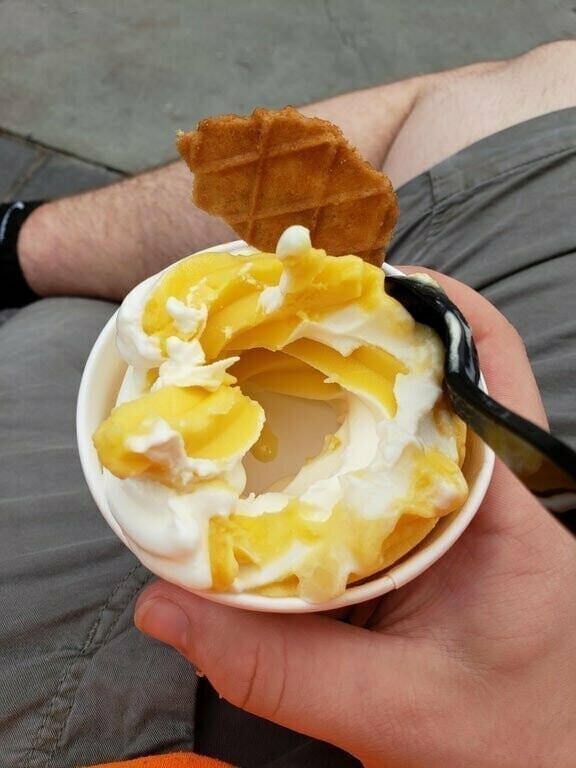 Мороженое без мороженого в середине
