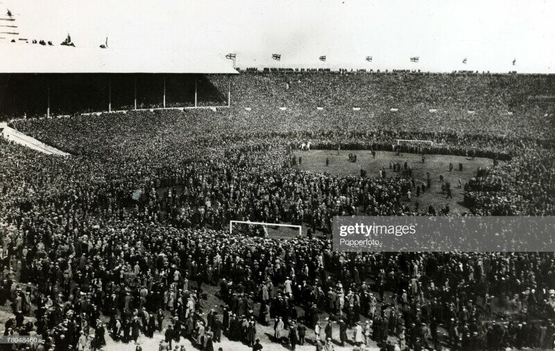 "Финал белой лошади" — первый матч на стадионе Уэмбли, 28 апреля 1923 года, Лондон