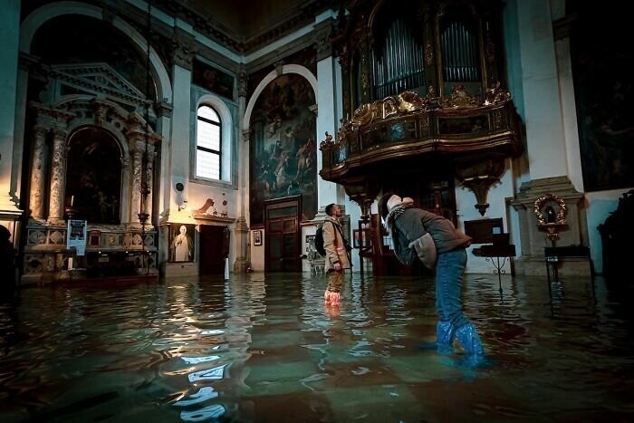 Наводнение в Венеции: фотосвидетельства очевидца