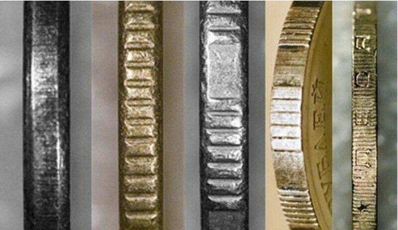Мошенники срезали края с монет из драгоценных металлов