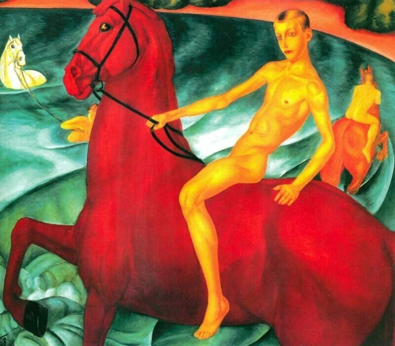 Как сложилась судьба мальчика, купавшего красного коня, и других детей с известных картин