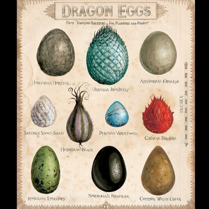 И просто яйца дракона