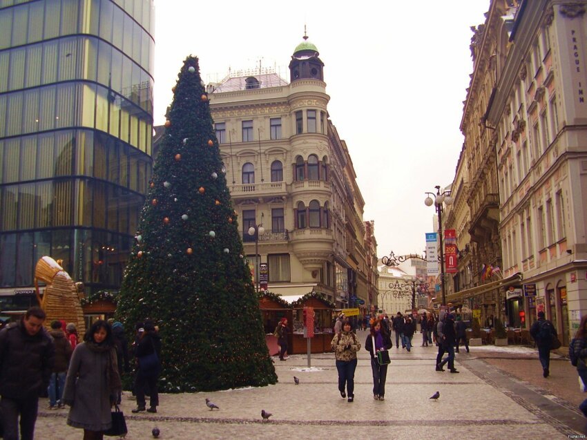 В центре Праги