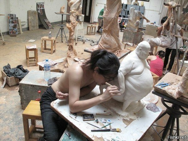 Китайский скульптор Лю Сюэ придумал свою собственную интерпретацию того, с ка...