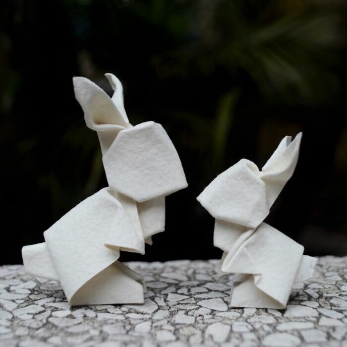 Новый уровень творчества: оригами из влажной бумаги