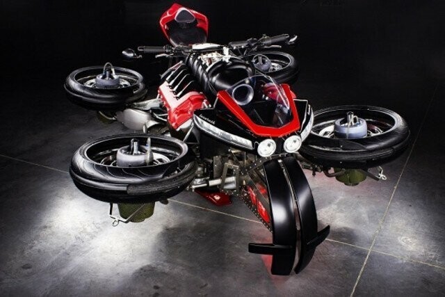 Летающий мотоцикл-трансформер La Moto Volante