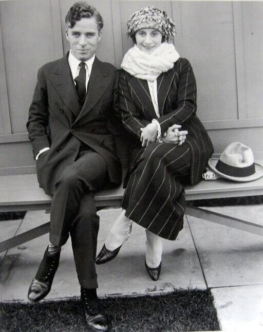 Чарли Чаплин и Анна Павлова, сфотографированные в 1922 году. 