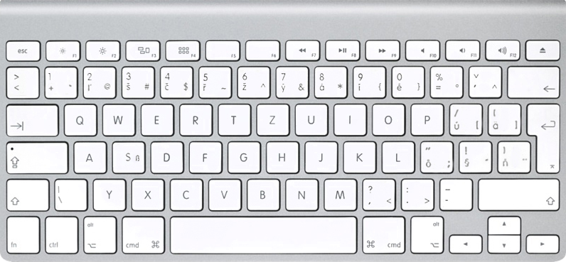 Словацкая клавиатура (MC184SL/B)