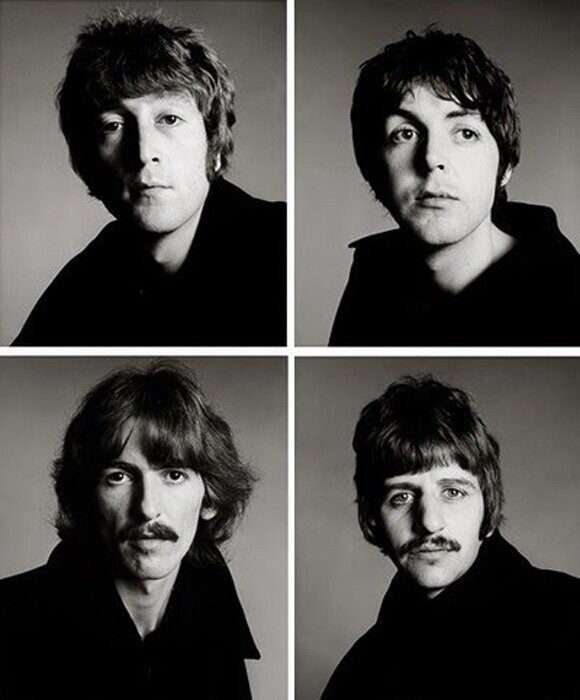 Битлз (The Beatles), фотограф Ричард Аведон (Richard Avedon). 