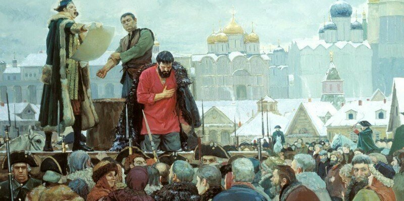 Лютая смерть «бунтовщика и самозванца»