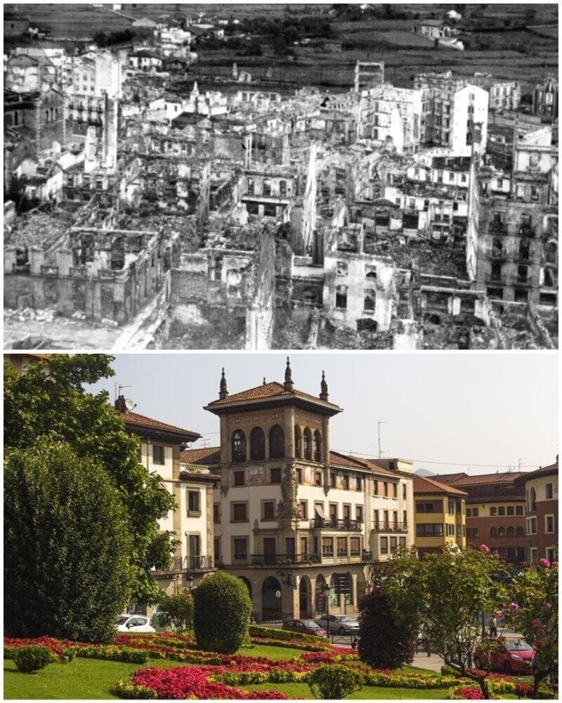 26 апреля 1937 года подразделение Люфтваффе «Кондор» произвело массированную бомбардировку исторического и культурного центра Страны Басков - город Герника, Испания