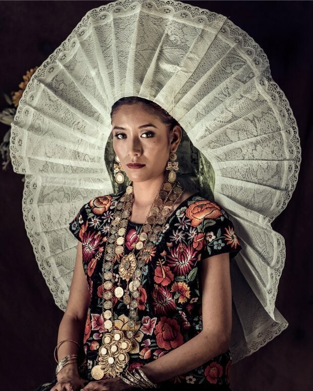 Женщина из матриархального племени Оахака, Мексика