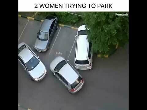 История про то, как парковались две девушки 