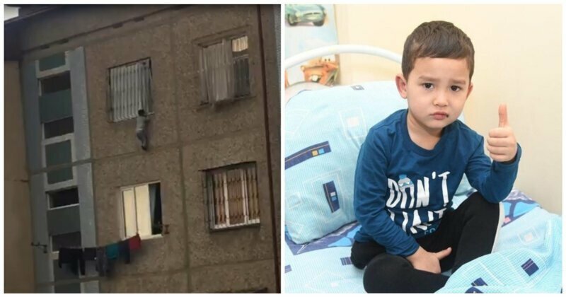 Жители Ташкента спасли выпавшего из окна пятого этажа ребенка