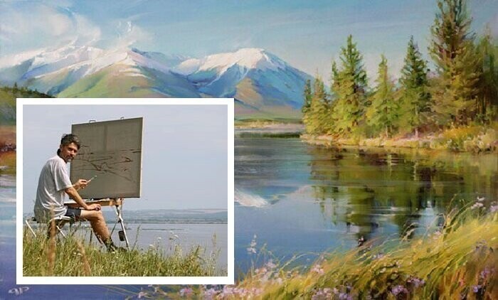 Роман Романов - художник, который на своих полотнах заставляет оживать природу