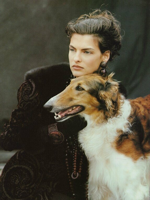 Линда Евангелиста для журнала "Vogue" (1988)