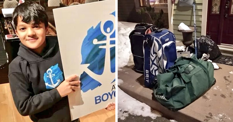 Канадцы помогли исполнить хоккейную мечту мальчика-беженца