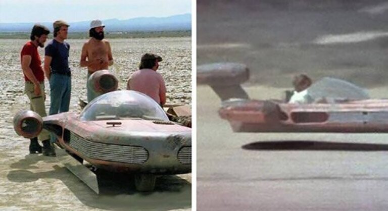 В фильме "Звёздные войны. Эпизод IV: Новая надежда" (1977) для создания эффекта полёта использовали зеркало