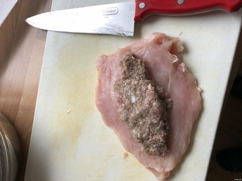 Куриные грудки, фарш, овощи и немного труда