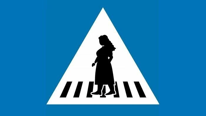 В Женеве пешеходные знаки поделили по половому признаку