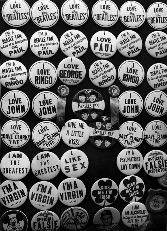Значки для фанатов, 1964 год