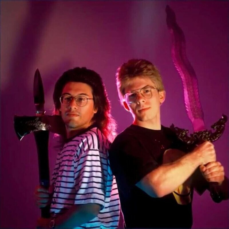 Джон Кармак и Джон Ромеро — создатели легендарной игры Doom, 1990 г.