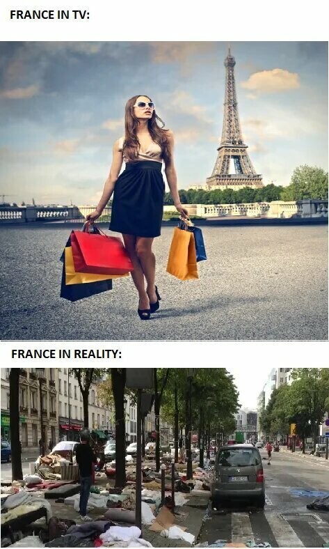 Парадокс впечатлений о Европе, два разных Парижа
