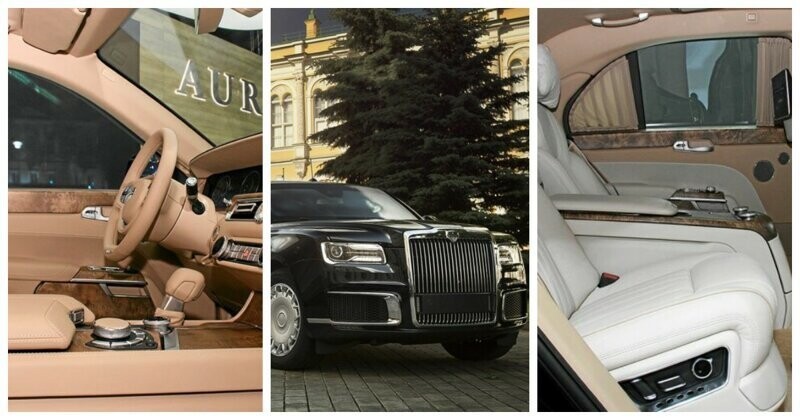 Aurus как у Путина: как выглядит салон "президентского" автомобиля изнутри?