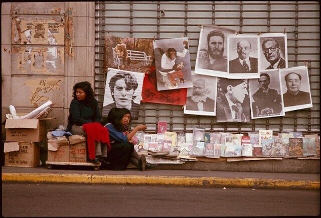 Лима. Уличные торговцы, Перу, 1974