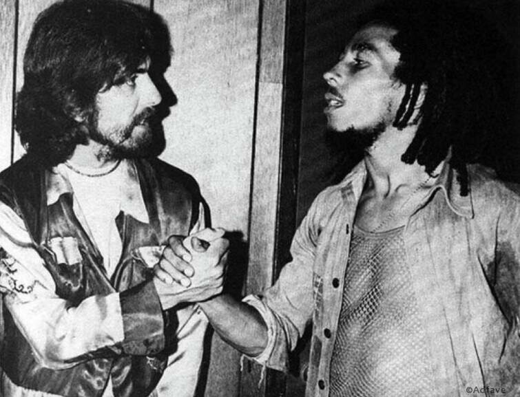 Джордж Харрисон и Боб Марли, 1975 год