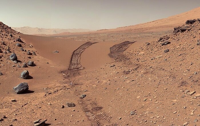 Песчаные дюны Марса