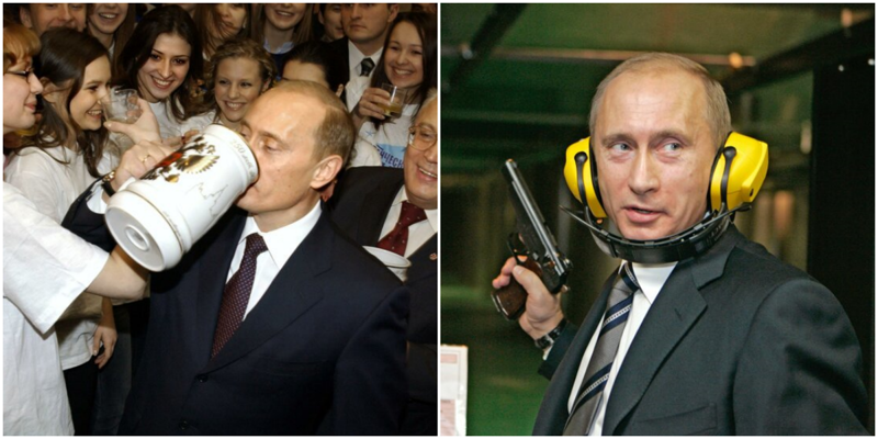 В сети появились новые архивные фотографии Владимира Путина