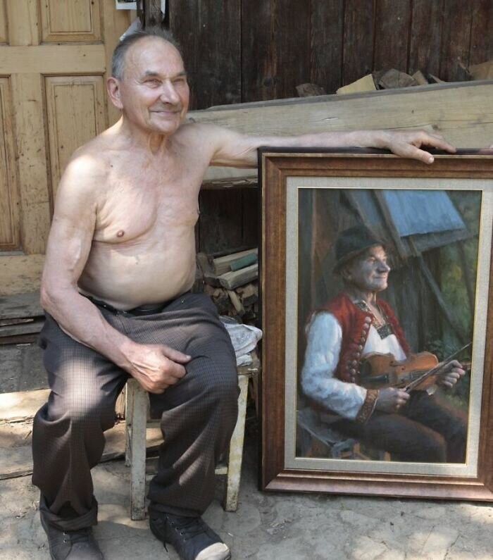 Польский художник показал моделей со своих портретов - сходство поражает