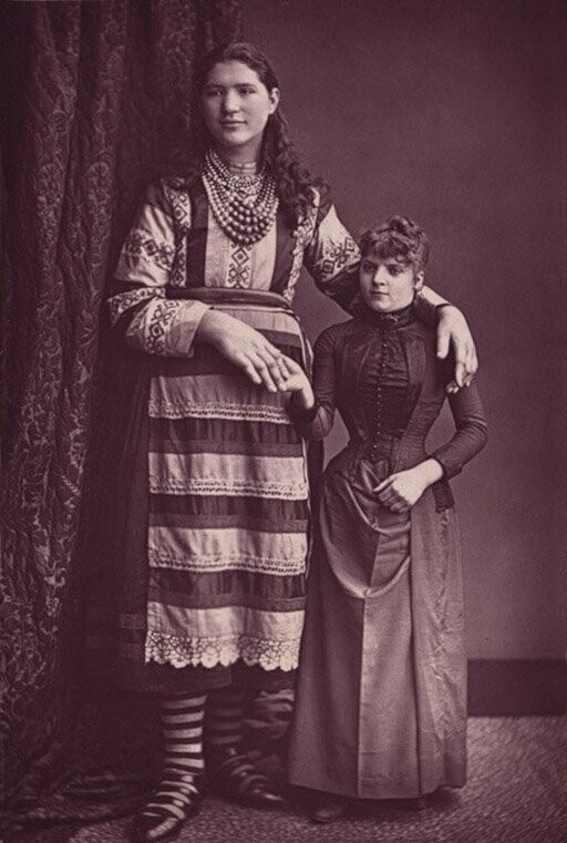 Елизавета Лыско - 2 метра 27 сантиметров. 1889г 