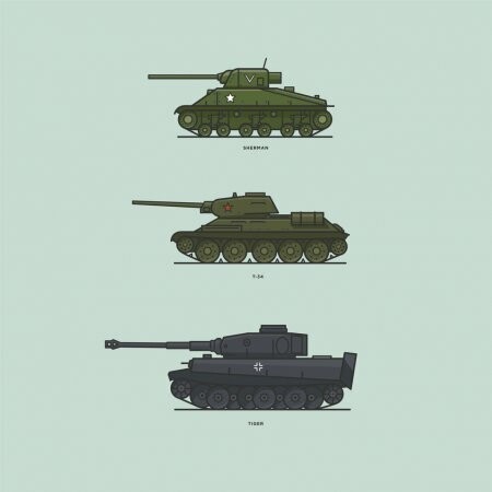 В США вновь сравнили легендарные танки «Шерман» и Т-34