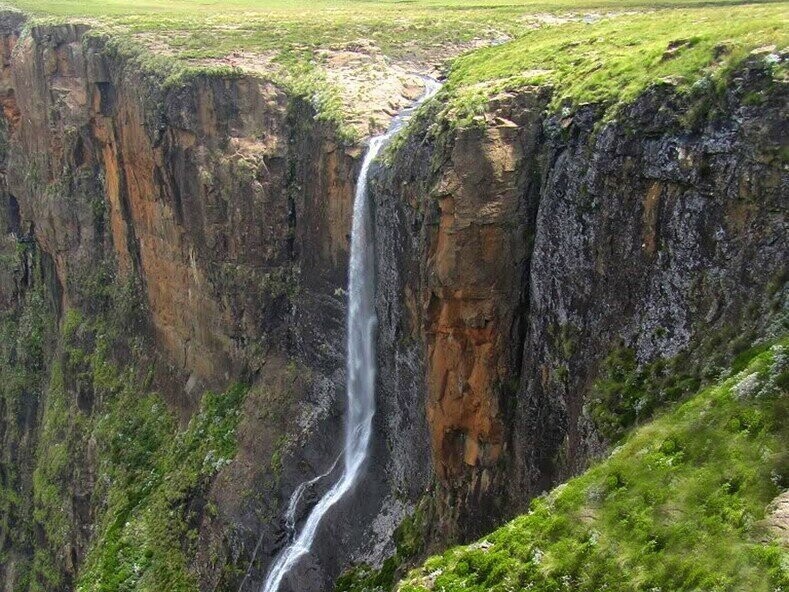 Тугела. Почти самый высокий водопад, сразу за венесуэльским Анхелем.