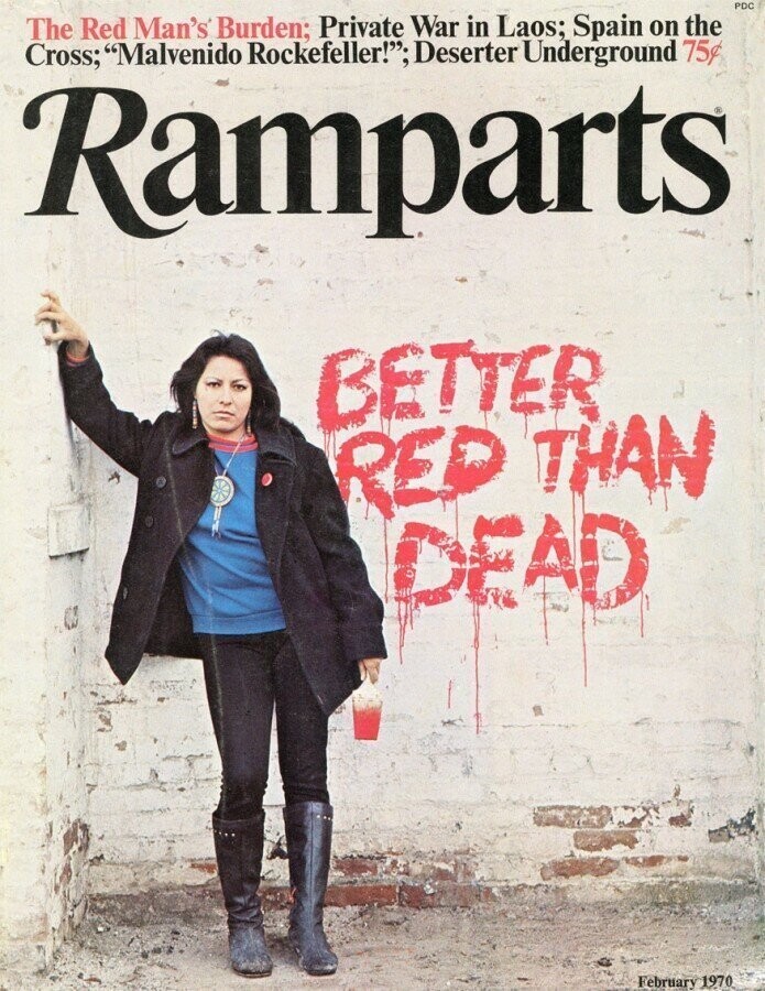 Февраль 1970 года. Американский левый журнал «Ramparts».