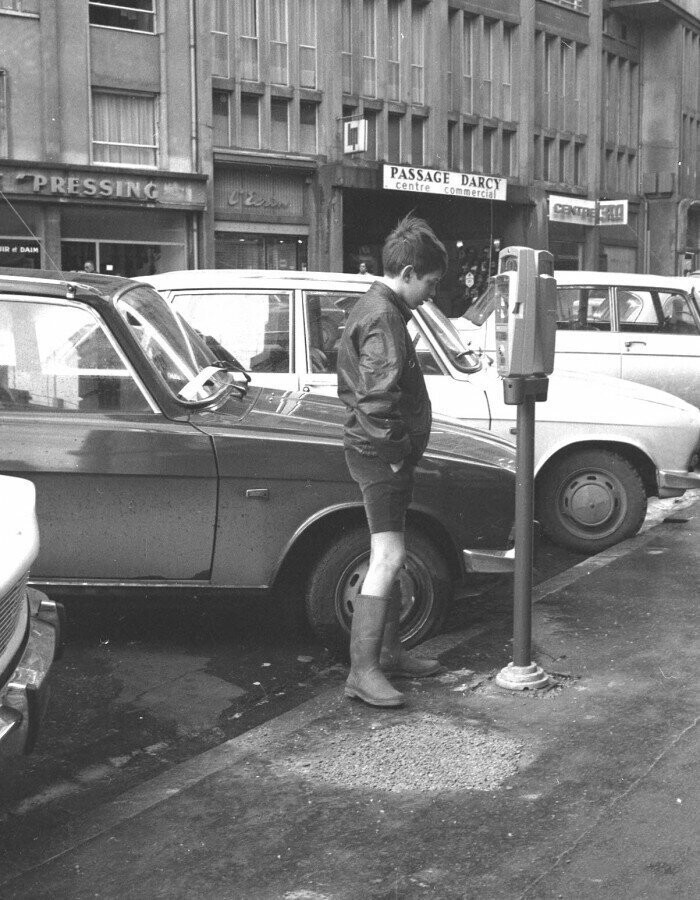 Февраль 1970 года. Франция. В Дижоне появились парковочные счетчики. 