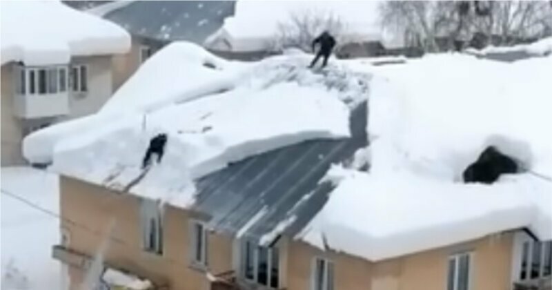 Рабочие сорвались с крыши из-за несоблюдения техники безопасности