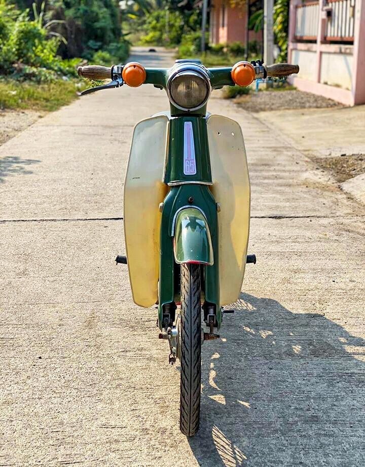 Мопед Honda Cub 1971 года — один из самых популярных олдтаймеров в Азии