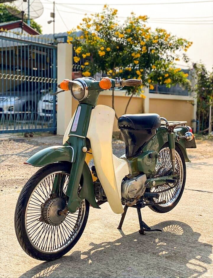 Мопед Honda Cub 1971 года — один из самых популярных олдтаймеров в Азии