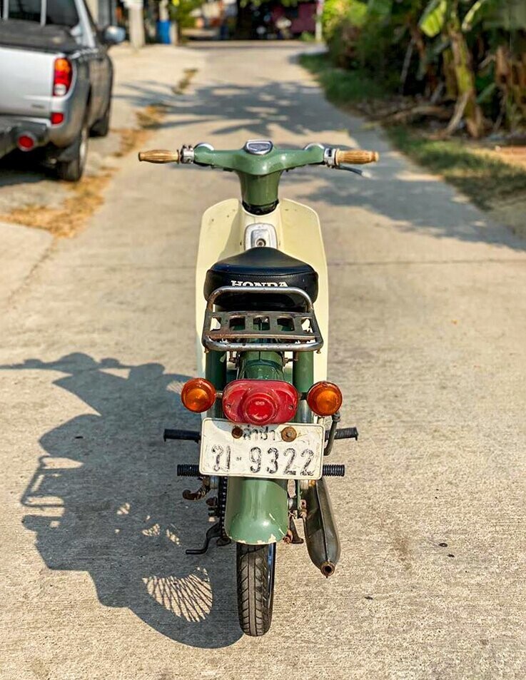 Мопед Honda Cub 1971 года — один из самых популярных олдтаймеров в Азии