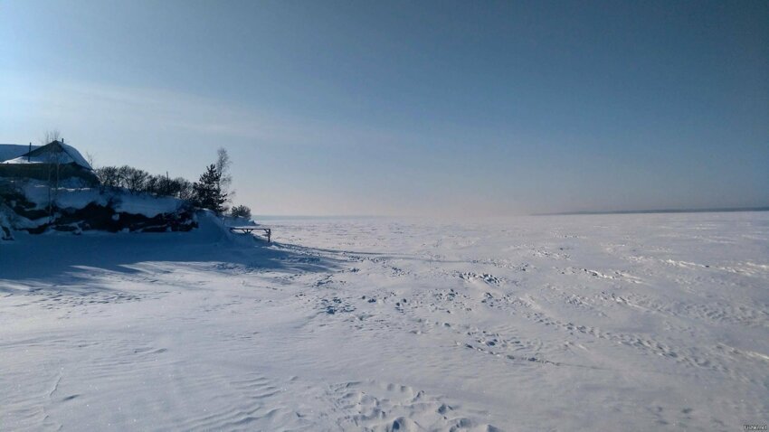 Белое безмолвие Обского водохранилища