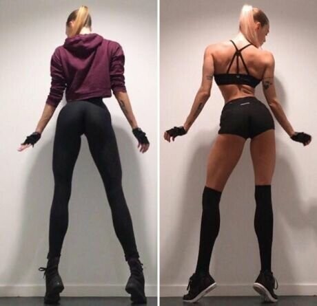 Ноги невероятной длины у шведской фитнес-модели