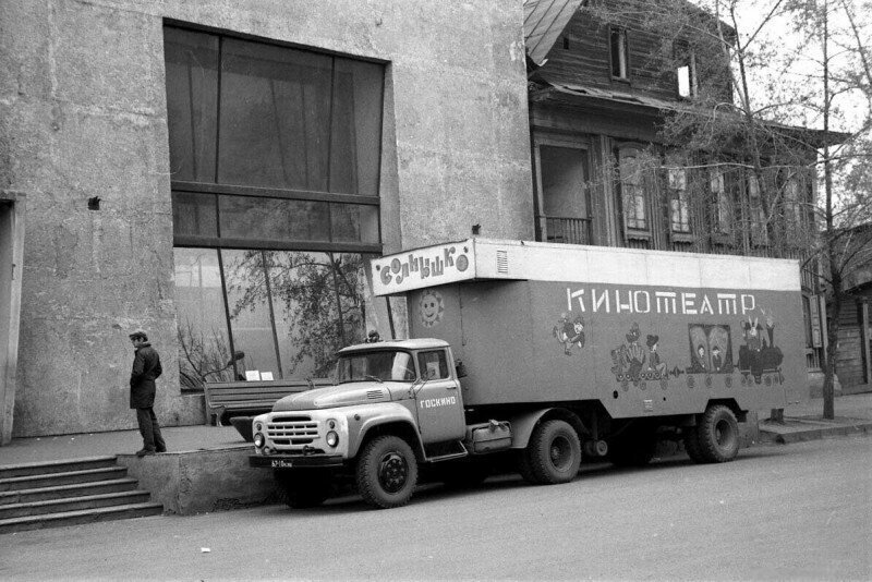Кинотеатр на колесах, Краснодарский край, 1980 год