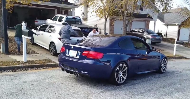 BMW M3 по глупости отправился в утиль через 15 минут после покупки
