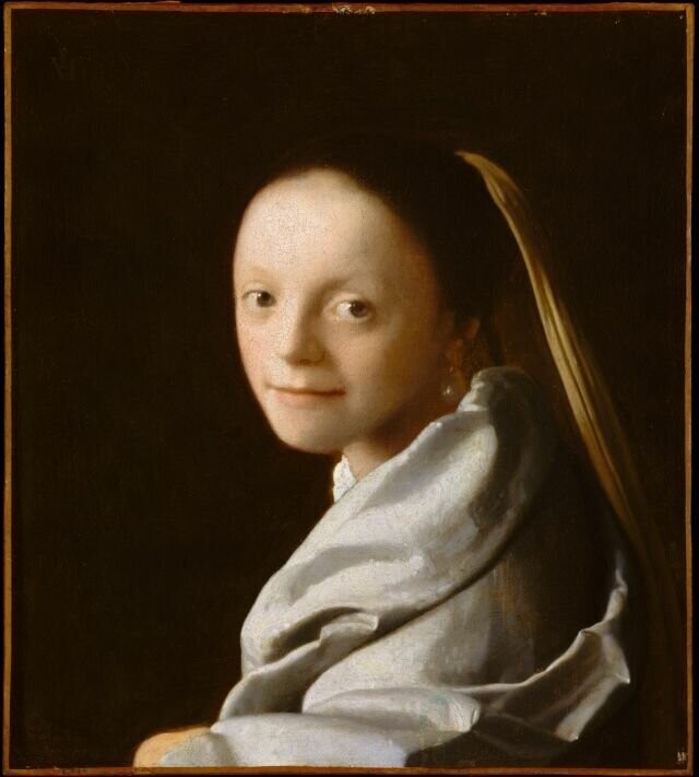 12. "Портрет молодой девушки" (холст, масло, 1665-67)