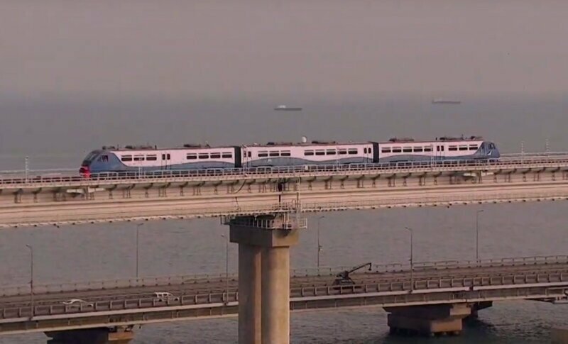 По Крымскому мосту запустят поезда Анапа - Феодосия