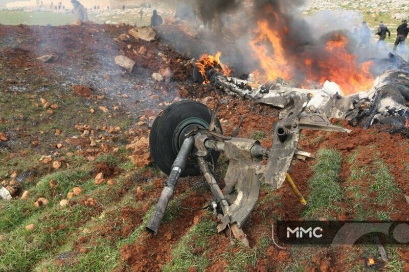 ВВС Сирии потеряли еще один вертолет